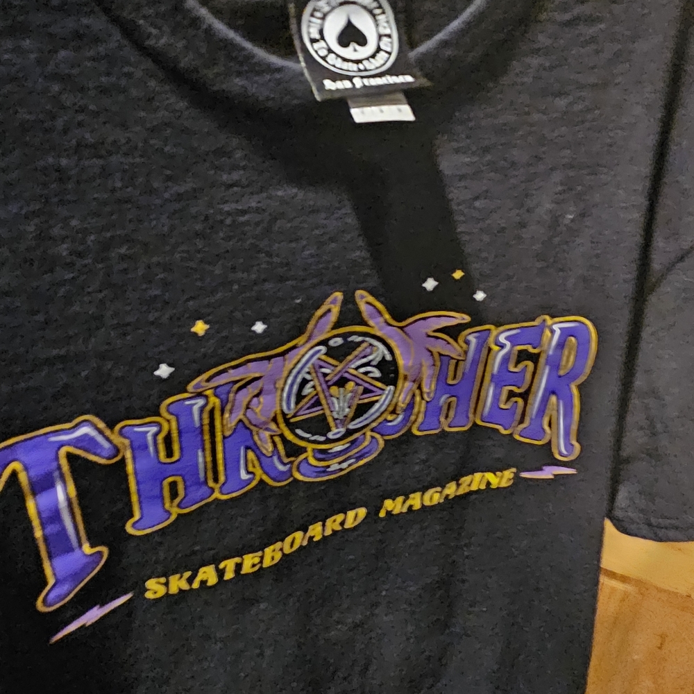 Thrasher fortune logo t shirt authentic medium